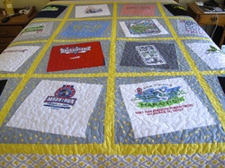 T-shirt quilt samples & pricing - 2 Longarm Quilters